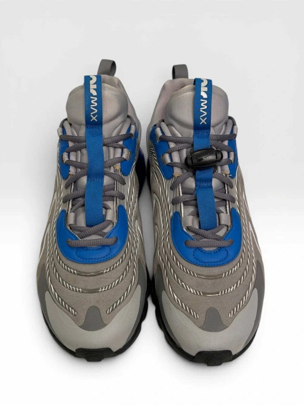 Nike Air Max 270 React ENG “Battle Blue” Mens Size 11 Silver Black CJ0579-001